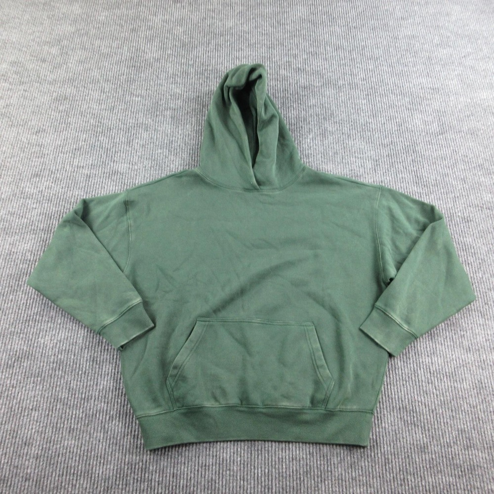 Pacsun Hoodie Womens S Forest Green Pullover Hooded Fleece Heavyweight NWT - Picture 1 of 9